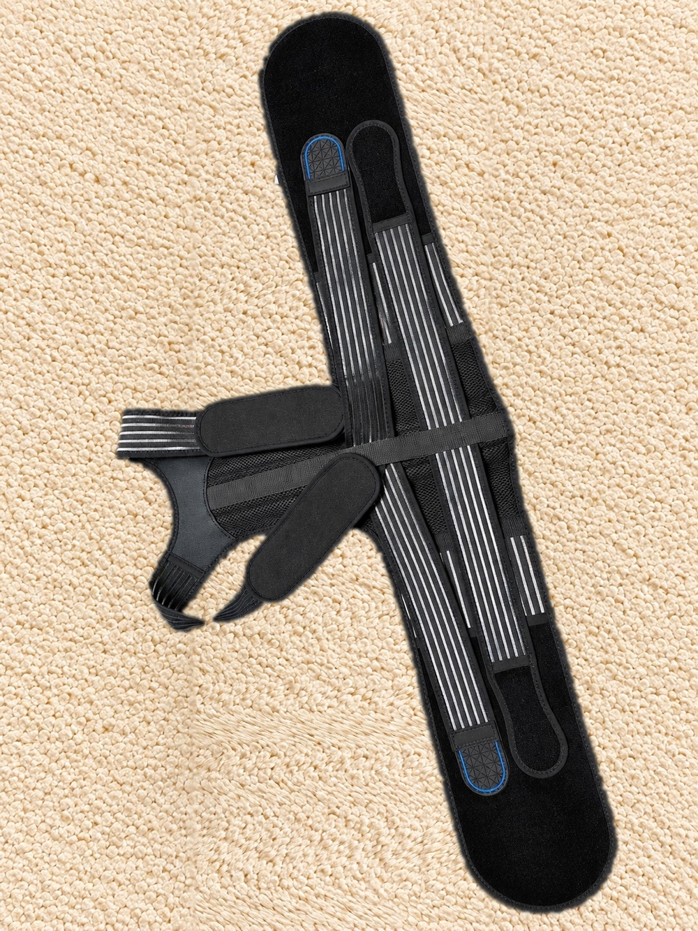Black Adjustable Posture Corrector Back Support Brace